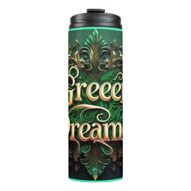 Garrafa Térmica "Inspiração Verde" (Frente)