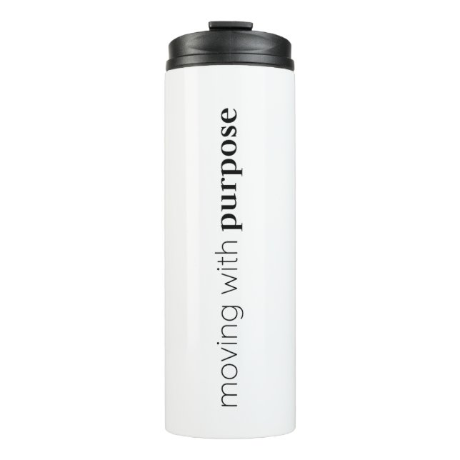 Garrafa Térmica Inspirational Travel - “Purpose” (Frente)