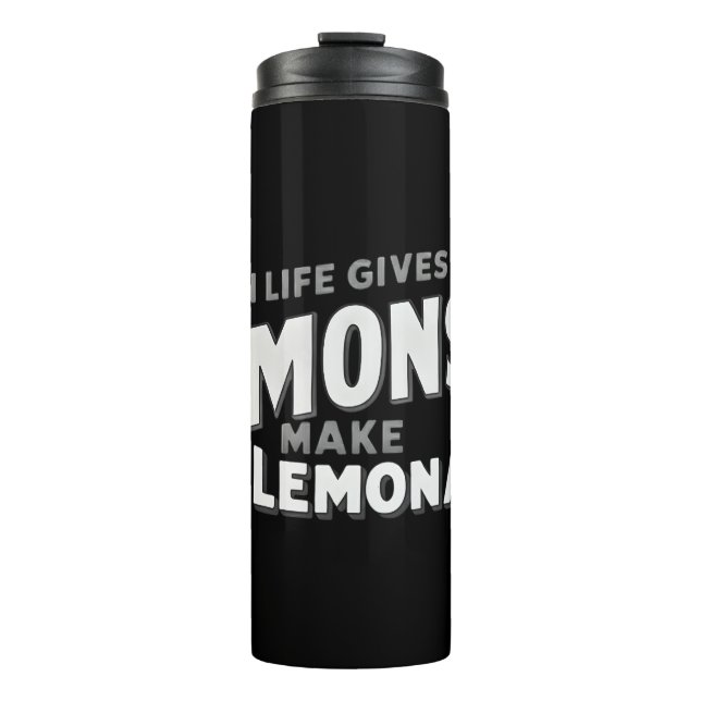 Garrafa Térmica Insulated Thermal Tumbler Positivity On The Move (Frente)