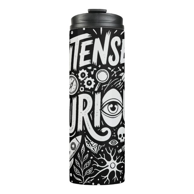 Garrafa Térmica Intensamente Curioso (Frente)