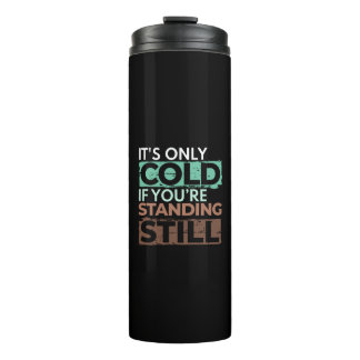Garrafa Térmica Inverno Hiker - Só Frio Se Pôr Citação