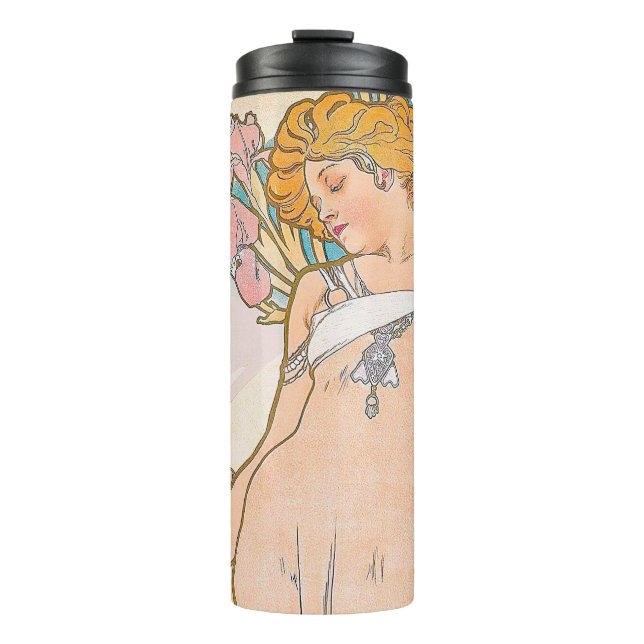 Garrafa Térmica Iris (1897) apresentada por Alphonse Mucha (Frente)