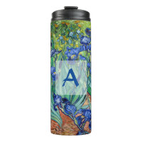 Irisa Vincent Van Gogh Blue Flowers Art Monograma