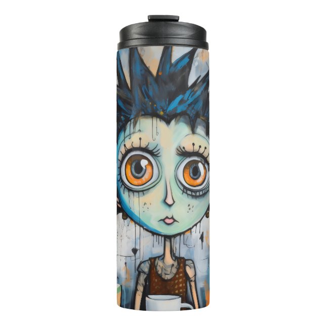 Garrafa Térmica Isak Inkwell segunda-feira de manhã chorão (Frente)