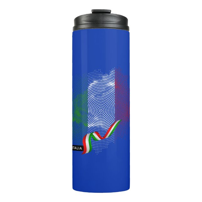 Garrafa Térmica Italian flag (Frente)