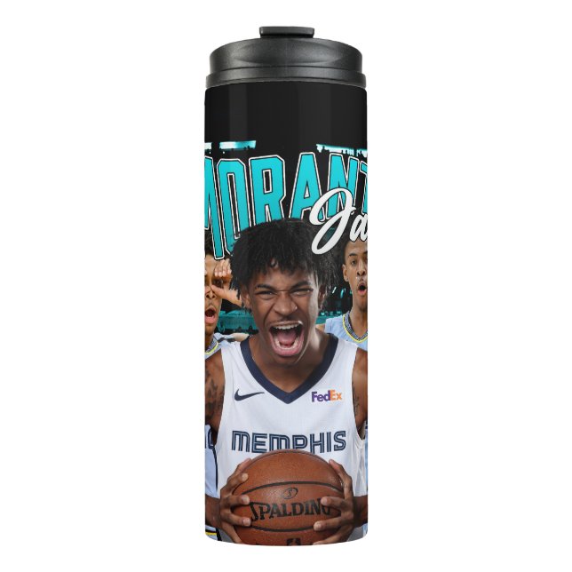 Garrafa Térmica Ja Morant | Bootleg Tumbler de basquete (Frente)