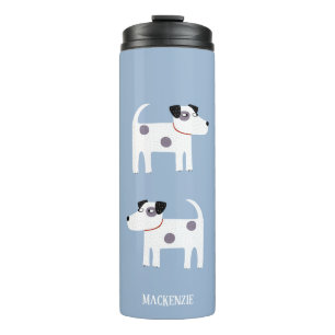 Garrafa Térmica Jack Russell Terrier Dogs Nome Personalizado