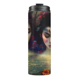 Garrafa Térmica Jardim Místico: Sonhos Florais
