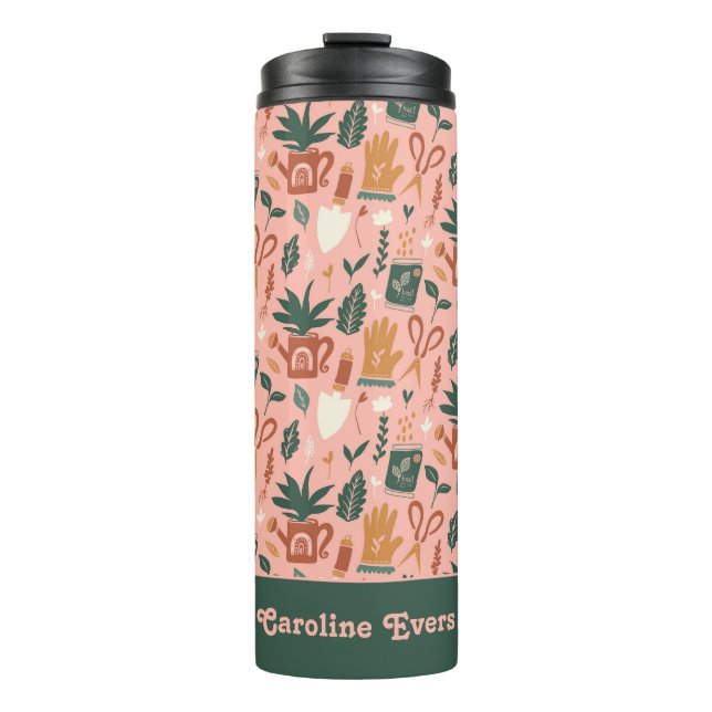 Garrafa Térmica Jardinagem Personalizada (Frente)