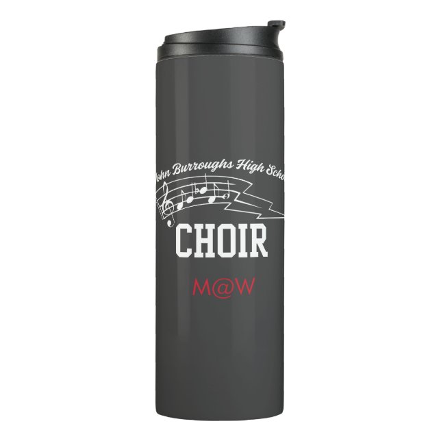 Garrafa Térmica JBHS VMA Preto com Logotipo Branco Personalizável (Giro à esquerda)