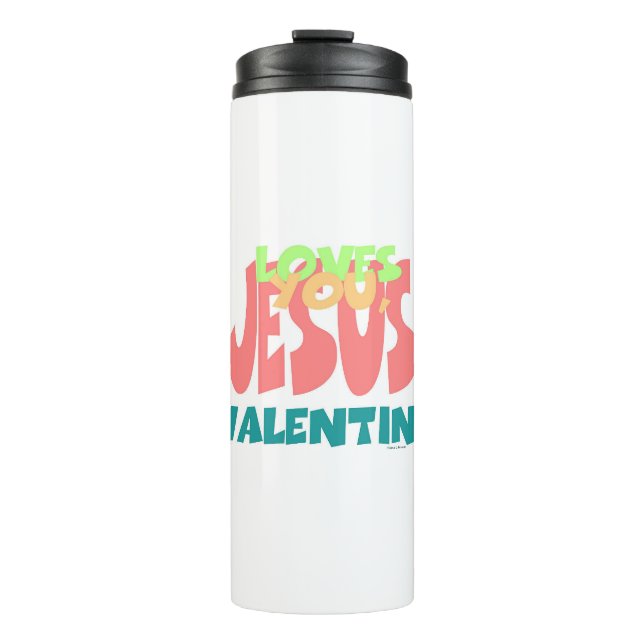 GARRAFA TÉRMICA JESUS TE AMA, NAMORADOS (Frente)