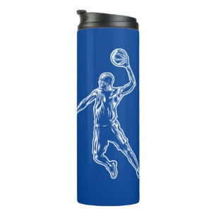 Garrafa Térmica Jogador de basquete Slam Dunk Light Design