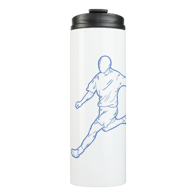 Garrafa Térmica jogador de futebol (Frente)
