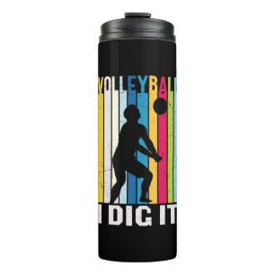 Garrafa Térmica Jogador de Voleibol Voleibol I Dig