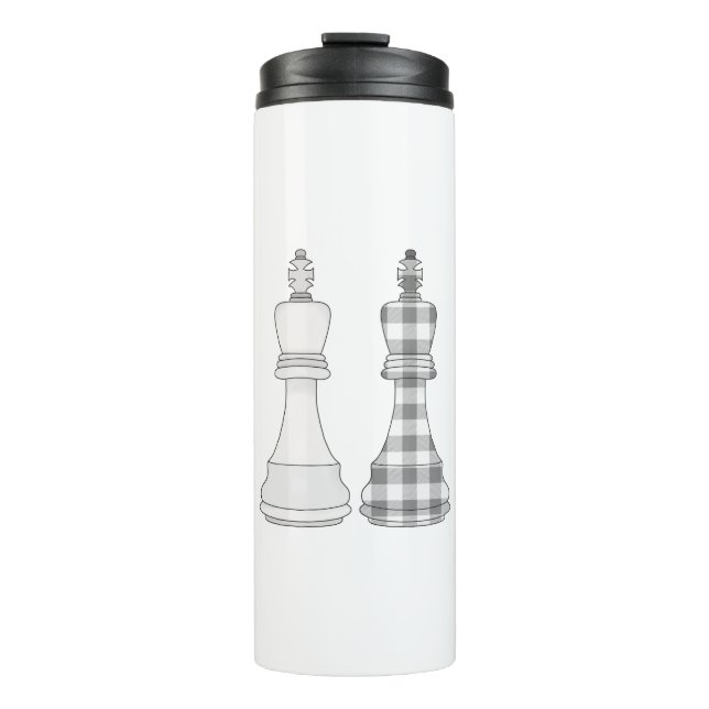 Garrafa Térmica Jogo no Chess (Frente)
