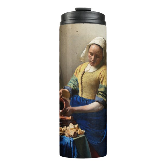 Garrafa Térmica Johannes Vermeer - A Milkmaid (Frente)