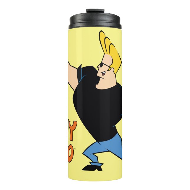 Garrafa Térmica Johnny Bravo Flexing (Frente)