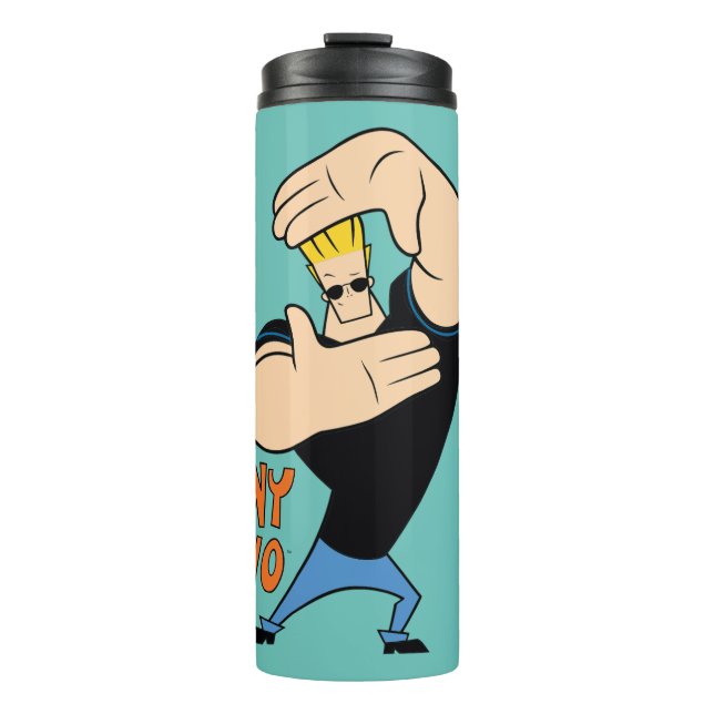 Garrafa Térmica Johnny Bravo Picture Frame Pose (Frente)