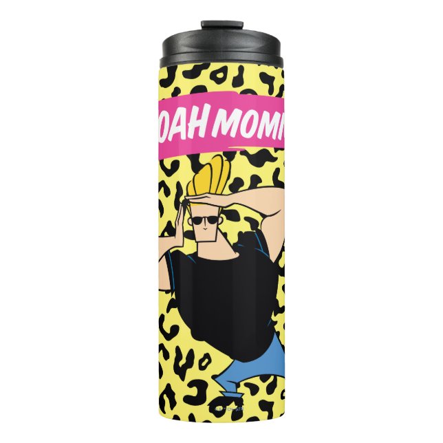 Garrafa Térmica Johnny Bravo - Woah Momma (Frente)