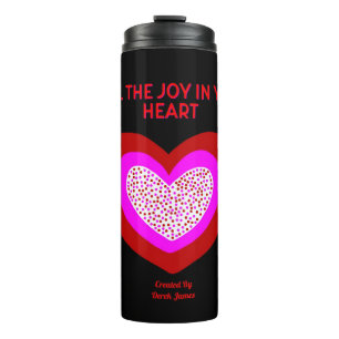 Garrafa Térmica Joyful Heart Thermal Tumbler