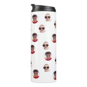 Garrafa Térmica Jumbo Divertido Bebê Crianças Família Rosto 2 Foto