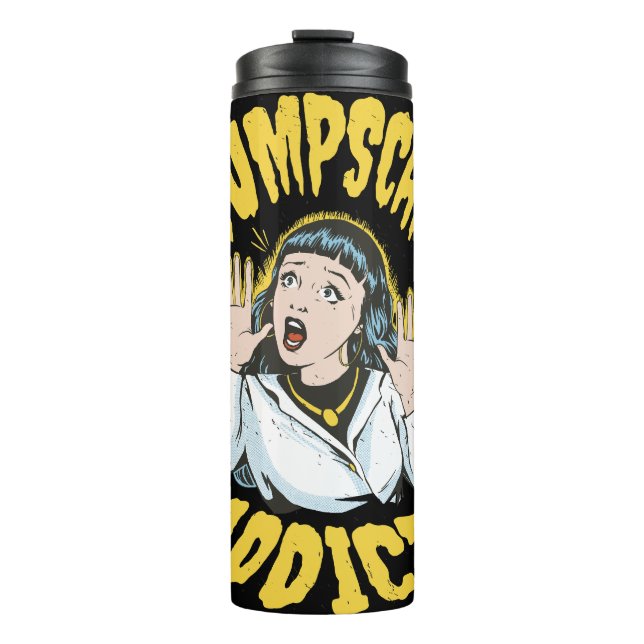 Garrafa Térmica  Jumpscare Addict  (Frente)