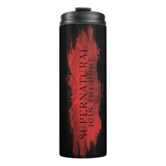 Garrafa Térmica "Junte-se à Caça" - Lixo Vermelho sobrenatural