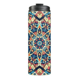Garrafa Térmica Kaleidoscope Padrão Tumbler Térmico