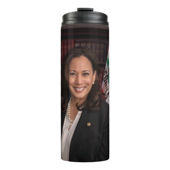 Garrafa Térmica Kamala Harris Vice-Presidente dos EUA, Biden 2024 (Frente)