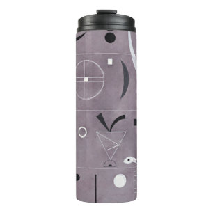 Garrafa Térmica Kandinsky - Quatro Partes, abstrato art,