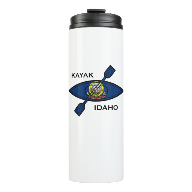 Garrafa Térmica Kayak Idaho Flag (Frente)