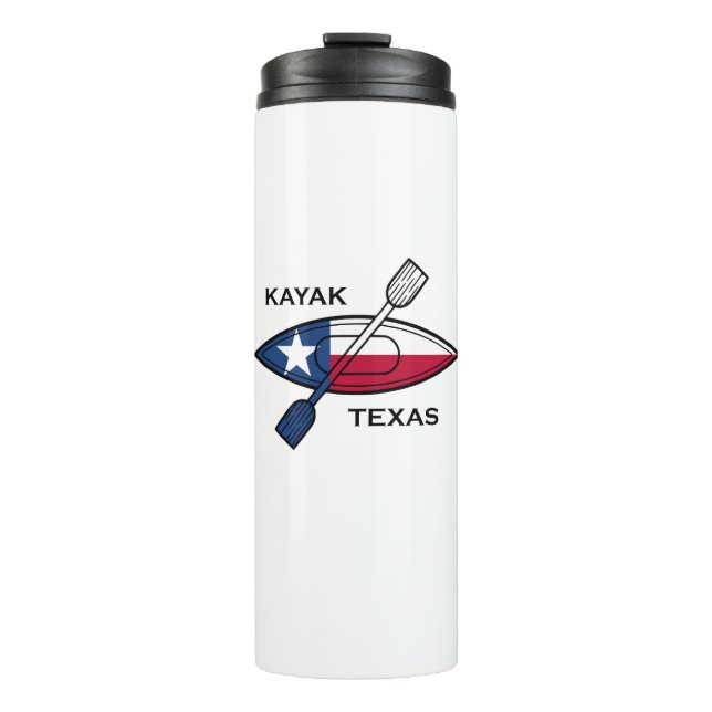 Garrafa Térmica Kayak Texas Flag (Frente)