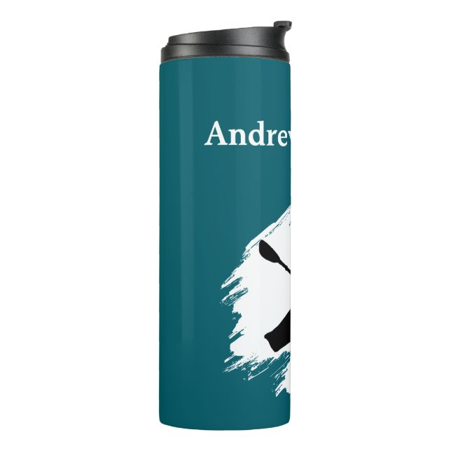 Garrafa Térmica Kayaking - with Kayaker silhouette - Personalize (Giro à esquerda)