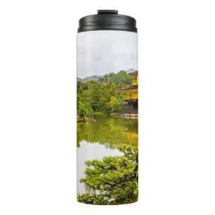 Garrafa Térmica Kinkaku-ji Ou Pavilhão E Pond Do Ouro, Quioto