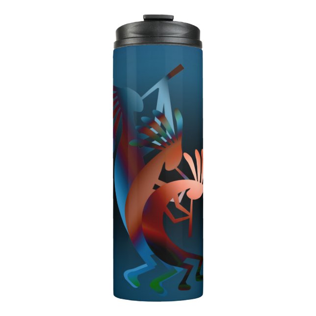 Garrafa Térmica Kokopelli Blues Music Design Tumbler (Frente)