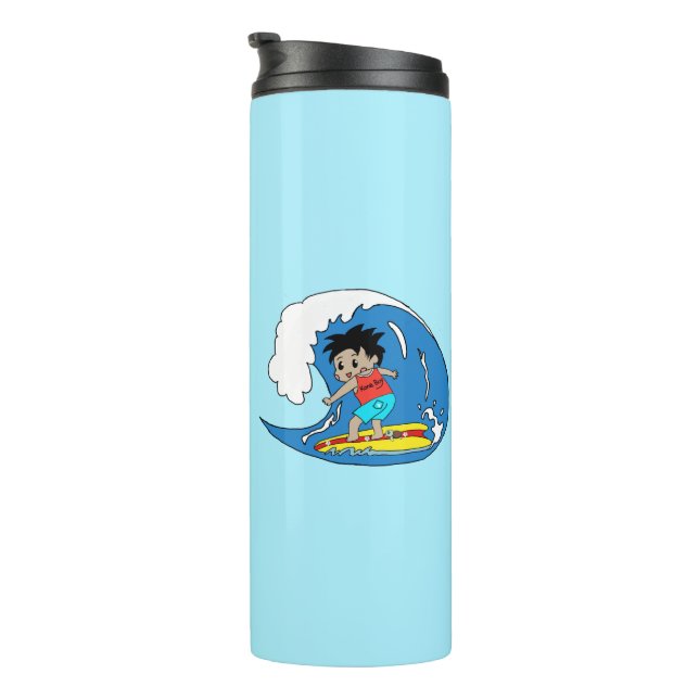 Garrafa Térmica Kona Boy Surfs Big Wave Thermal Tumbler - Surf Art (Rotação à direita)