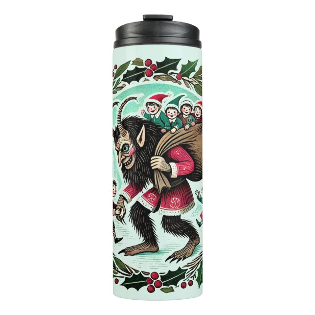 Garrafa Térmica Krampus Christmas (Frente)
