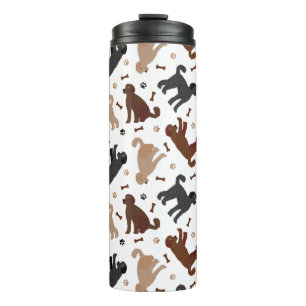 Garrafa Térmica Labradoodle Bones e Paws Thermal Tumbler