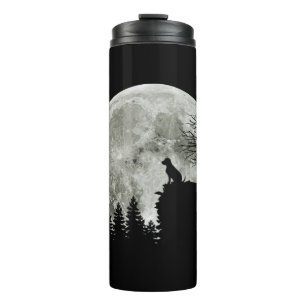 Garrafa Térmica Labrador Retriever Stand On Mountain Halloween