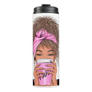 Garrafa Térmica Lady Boss Life, Chefe Babe, T-Shirt Grocercey Ba