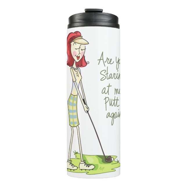 Garrafa Térmica Lady Golfer (Frente)