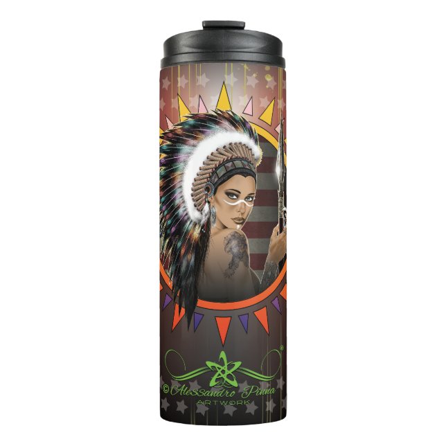 Garrafa Térmica Lady Sioux (Frente)