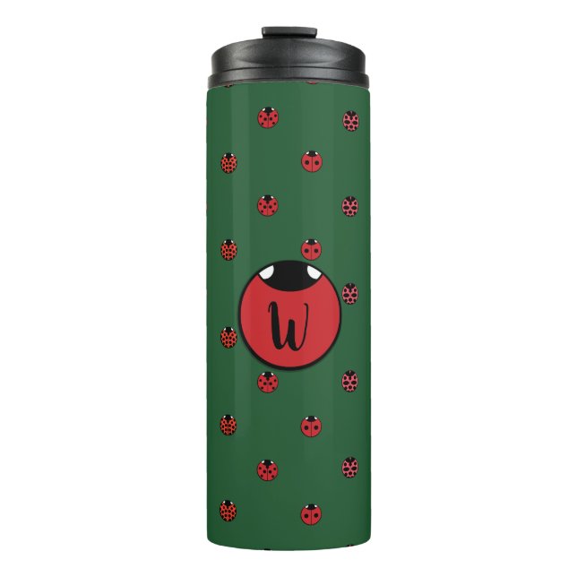 Garrafa Térmica Ladybug Bolinhas Tumbler térmico (Frente)