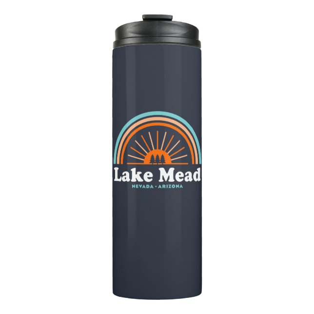 Garrafa Térmica Lago Mead Nevada Arizona Rainbow (Frente)