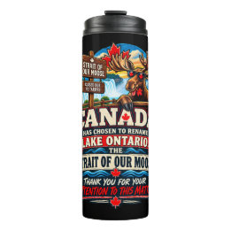 Garrafa Térmica Lago Ontario do Canadá Agora é o Estreito do Nosso