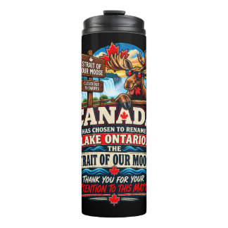 Garrafa Térmica Lago Ontario do Canadá Agora é o Estreito do Nosso