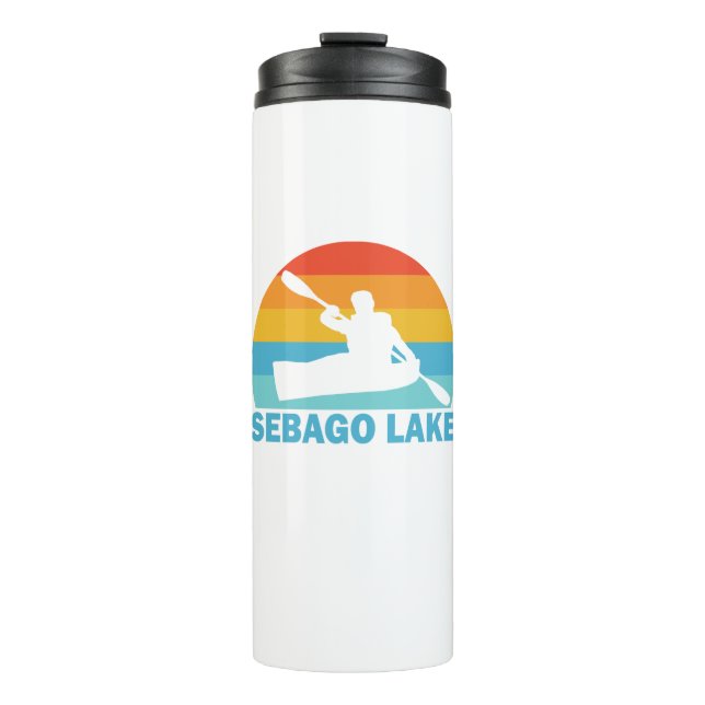 Garrafa Térmica Lago Sebago Maine Caiaque (Frente)