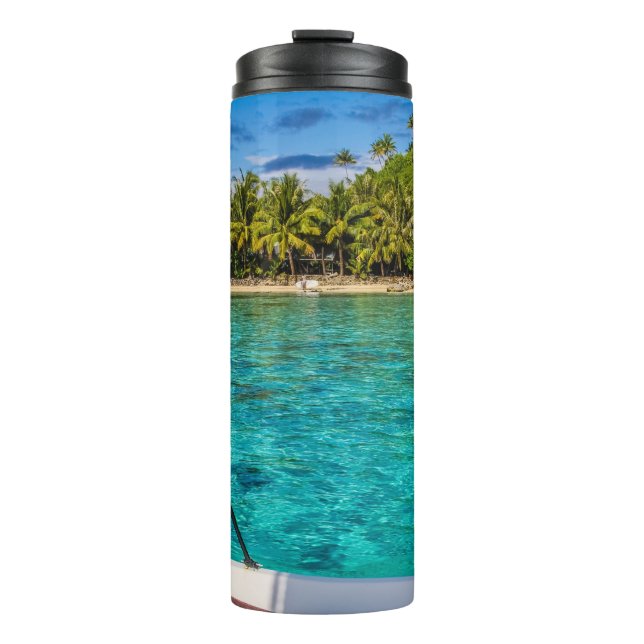 Garrafa Térmica Lagoa Bora Bora (Frente)