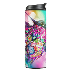 Garrafa Térmica Lâmpada Tangle Beija-flor por Michele Zurine