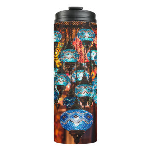 Garrafa Térmica Lâmpadas turcas tradicionais feitas à mão em so